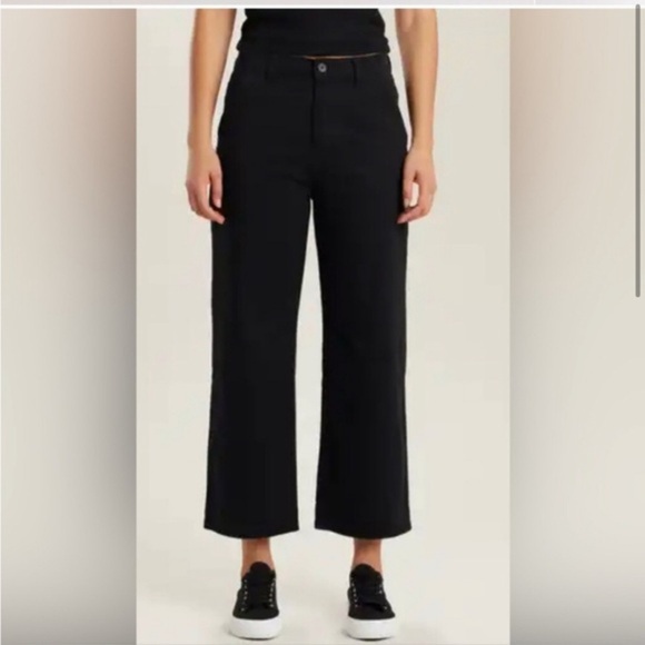 Volcom So Chickie black High Waist Pants size 24 new - Picture 3 of 6